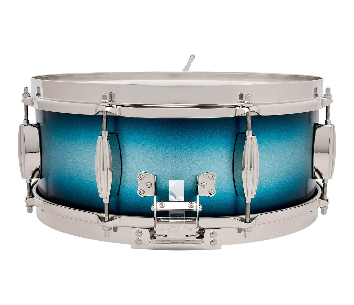 Slingerland Radio King 14" x 5.5" Snare Drum In Blue and Silver Lacquer