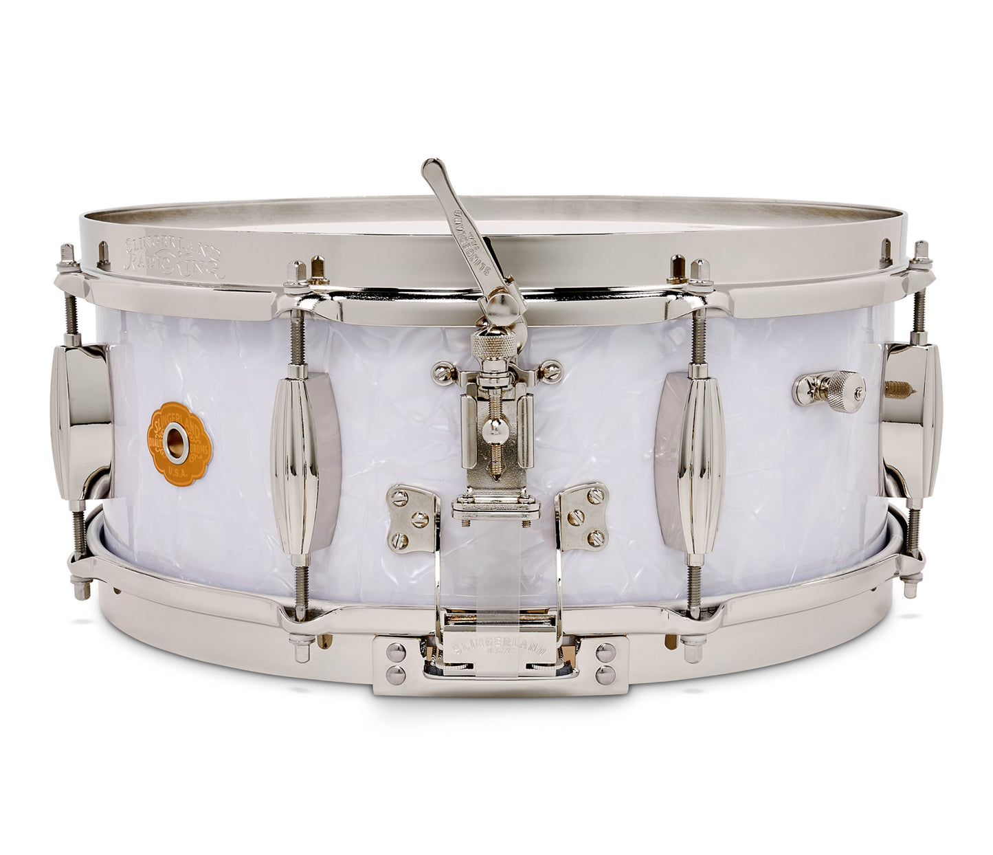 Slingerland Radio King 14" x 5.5" Snare Drum In White Marine Pearl