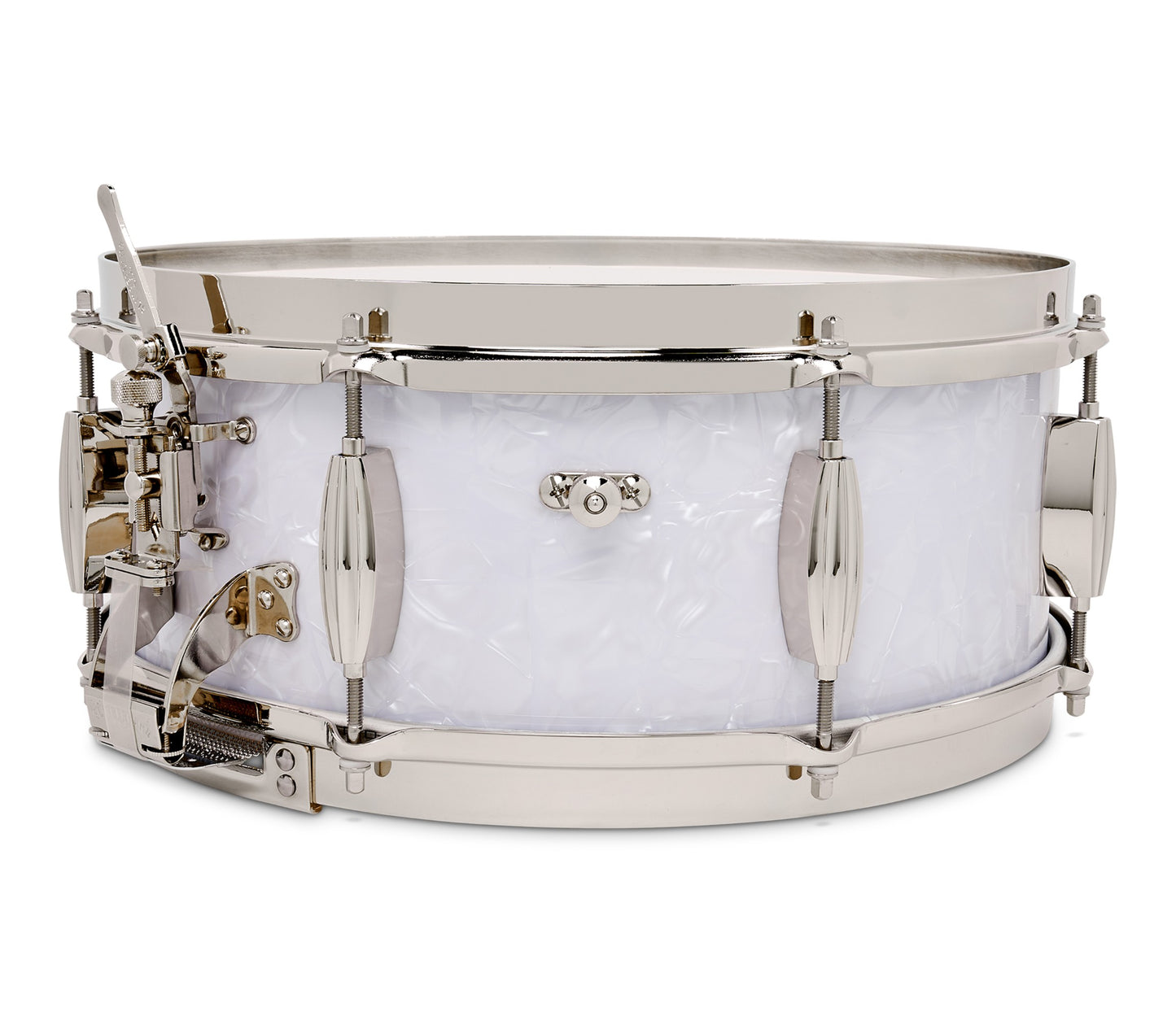 Slingerland Radio King 14" x 5.5" Snare Drum In White Marine Pearl