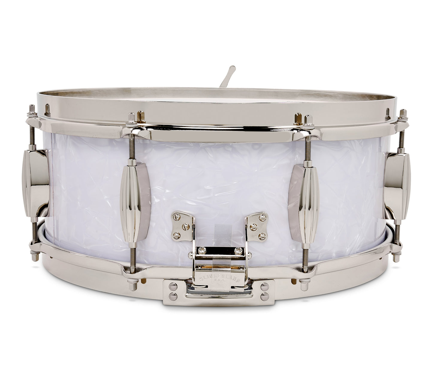 Slingerland Radio King 14" x 5.5" Snare Drum In White Marine Pearl