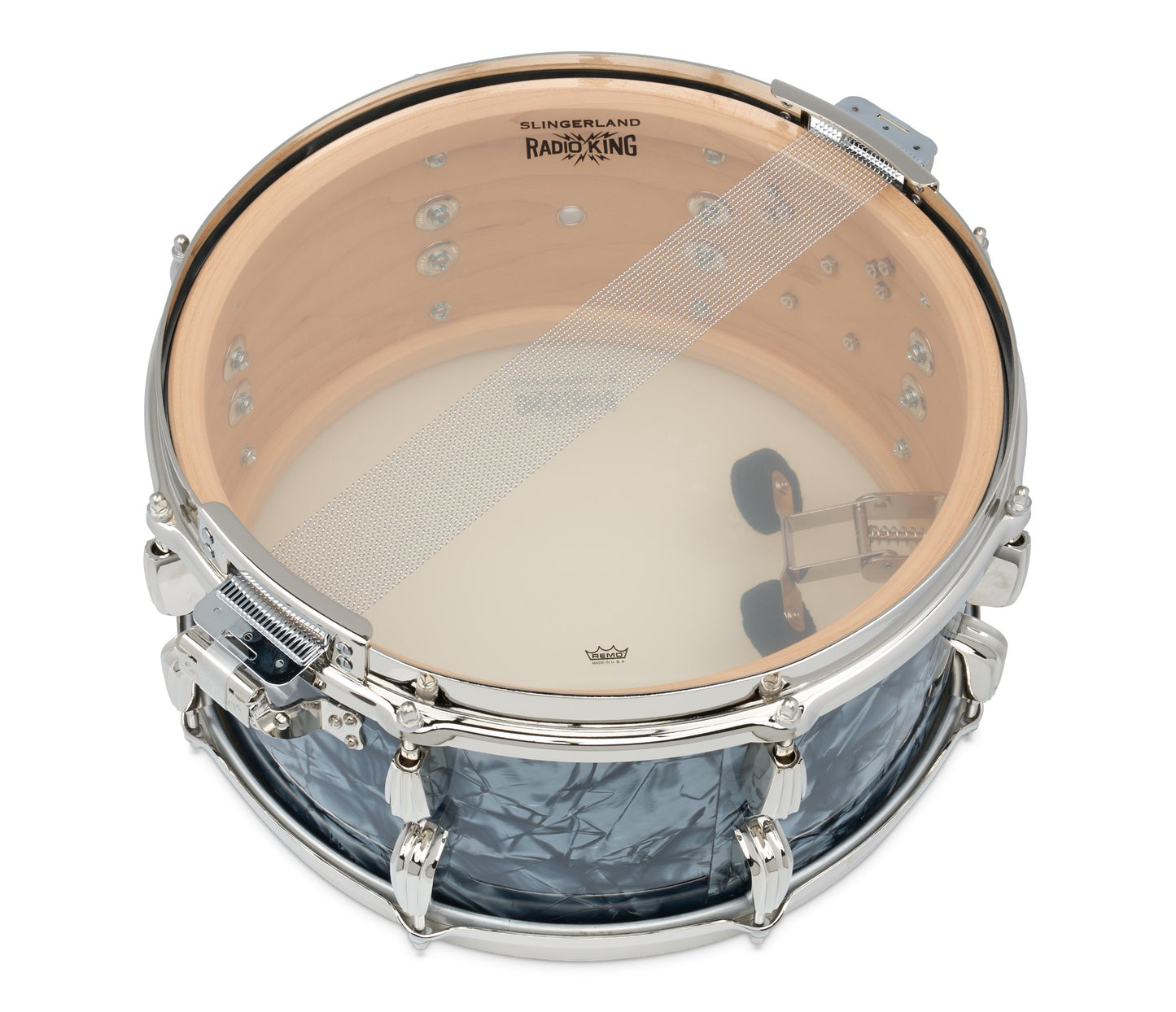 Slingerland Radio King 14" x 7" Snare Drum In Black Diamond Pearl