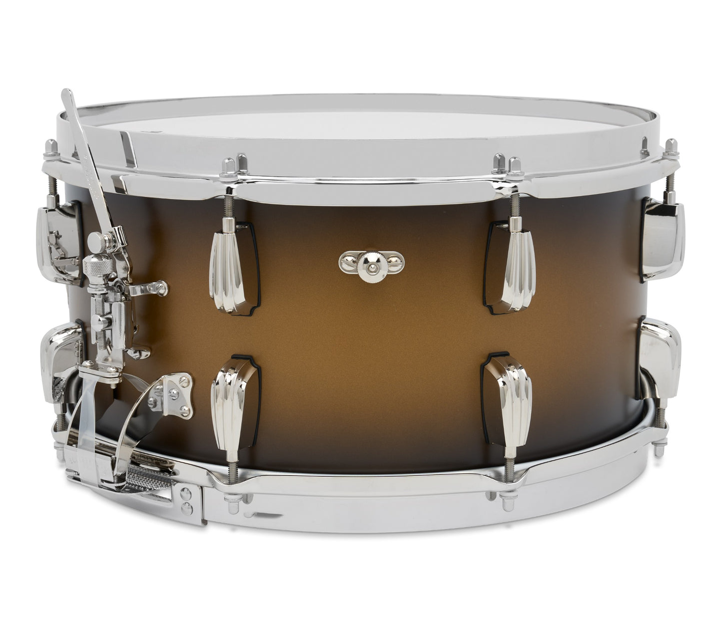 Slingerland Radio King 14" x 7" Snare Drum In Black and Gold Lacquer