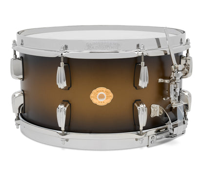 Slingerland Radio King 14" x 7" Snare Drum In Black and Gold Lacquer