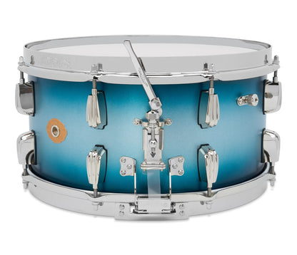 Slingerland Radio King 14" x 7" Snare Drum In Blue and Silver Lacquer