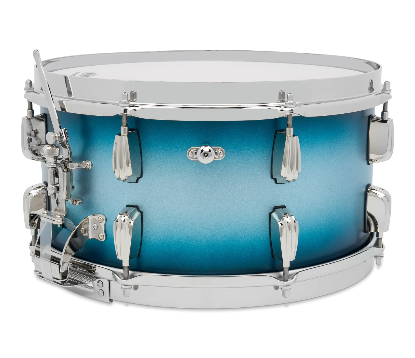 Slingerland Radio King 14" x 7" Snare Drum In Blue and Silver Lacquer