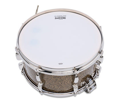 Slingerland Radio King 14" x 7" Snare Drum In Gold Glass