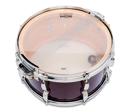 Slingerland Radio King 14" x 7" Snare Drum In Maroon Glass