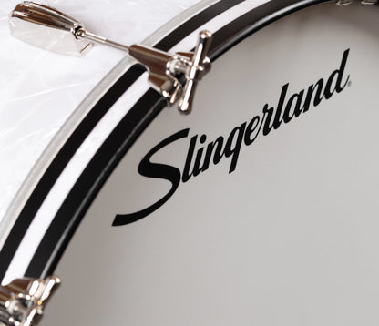 Slingerland Radio King 22" 3-Piece Shell Pack in White Marine Pearl 22/13/16