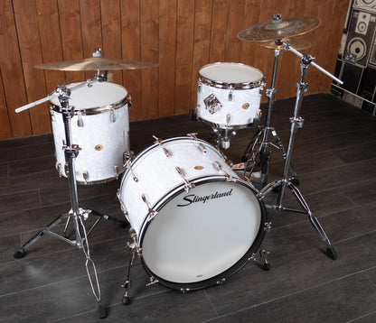 Slingerland Radio King 22" 3-Piece Shell Pack in White Marine Pearl 22/13/16