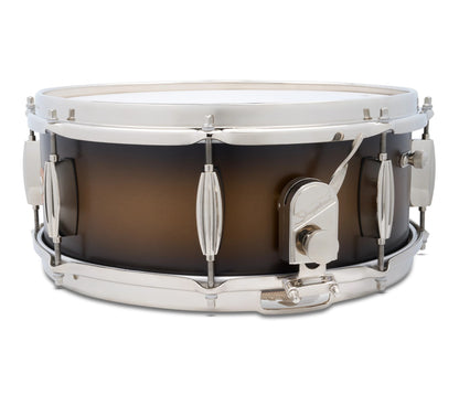 Slingerland Radio King Artist 14" x 5.5" Snare Drum in Black and Gold Lacquer