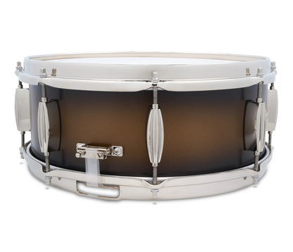 Slingerland Radio King Artist 14" x 5.5" Snare Drum in Black and Gold Lacquer