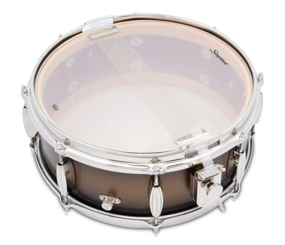 Slingerland Radio King Artist 14" x 5.5" Snare Drum in Black and Gold Lacquer