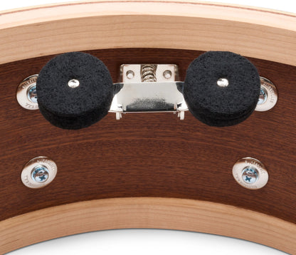 Slingerland Radio King Artist 14" x 5.5" Snare Drum in Black and Gold Lacquer