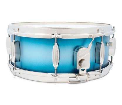 Slingerland Radio King Artist 14" x 5.5" Snare Drum in Blue and Silver Lacquer