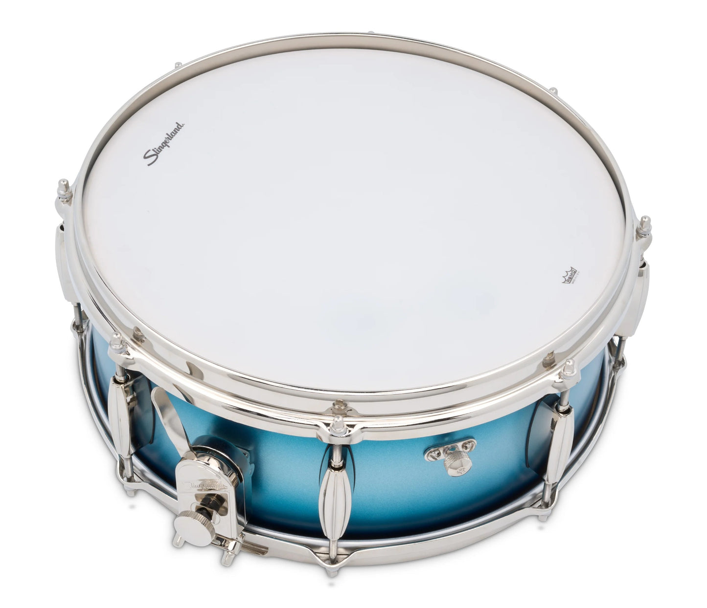 Slingerland Radio King Artist 14" x 5.5" Snare Drum in Blue and Silver Lacquer