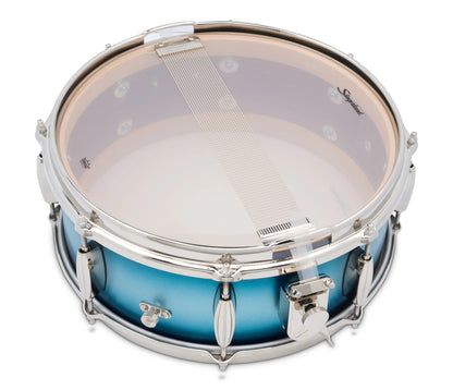 Slingerland Radio King Artist 14" x 5.5" Snare Drum in Blue and Silver Lacquer