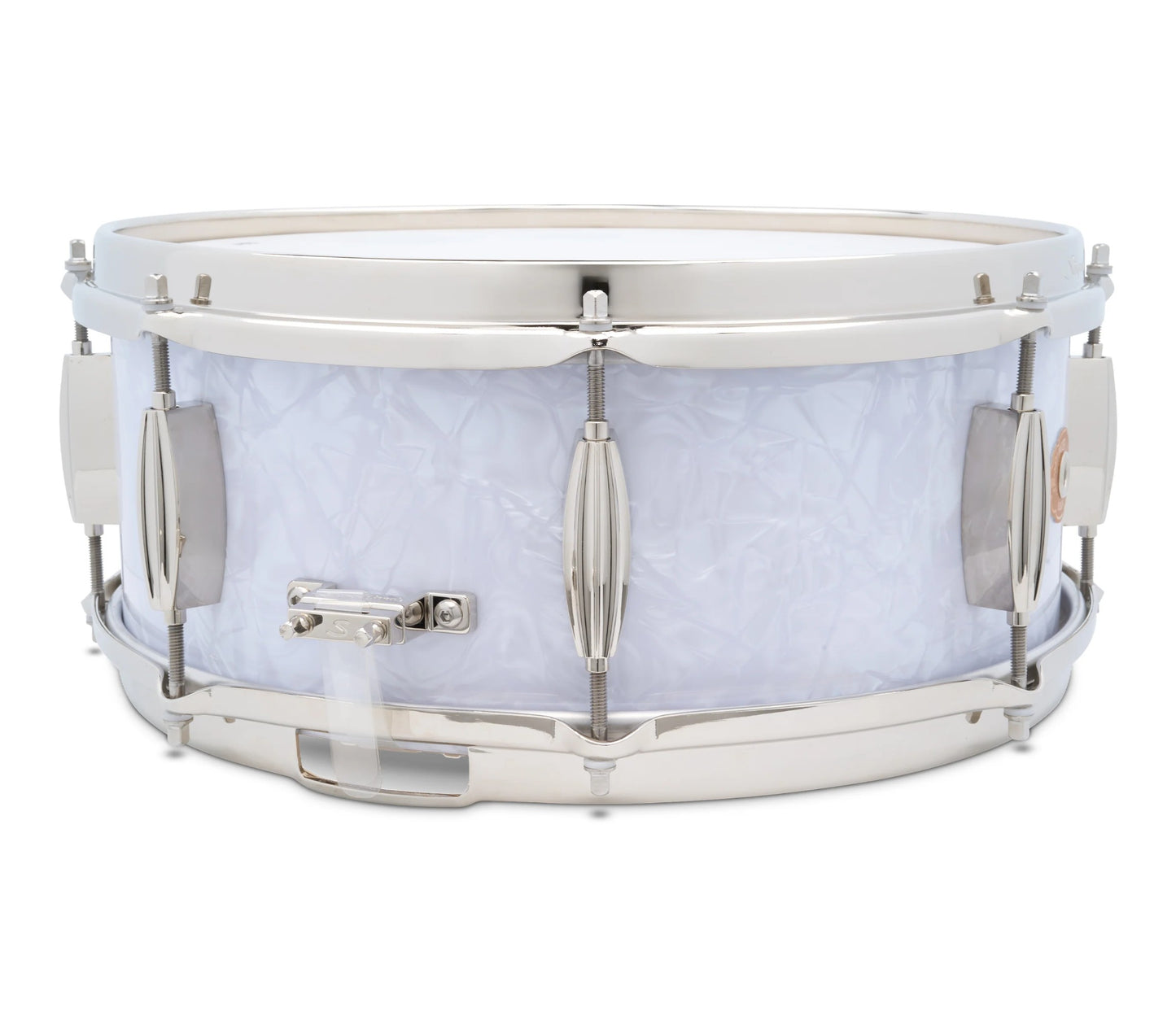 Slingerland Radio King Artist 14" x 5.5" Snare Drum in White Marine Pearl