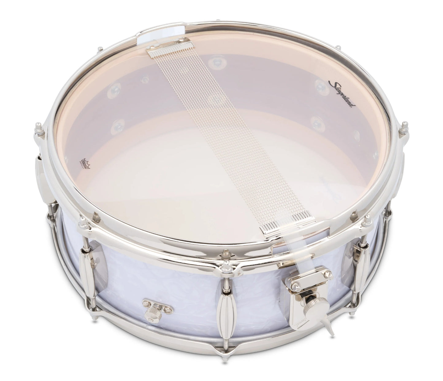 Slingerland Radio King Artist 14" x 5.5" Snare Drum in White Marine Pearl