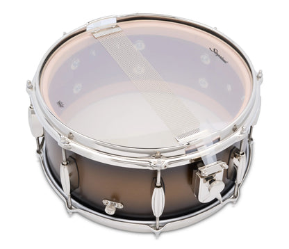 Slingerland Radio King Artist 14" x 6.5" Snare Drum in Black and Gold Lacquer