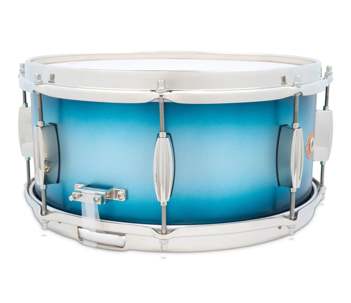 Slingerland Radio King Artist 14" x 6.5" Snare Drum in Blue and Silver Lacquer