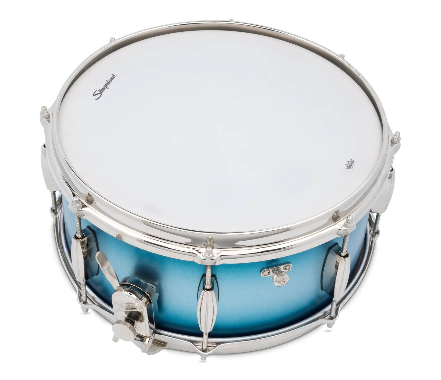Slingerland Radio King Artist 14" x 6.5" Snare Drum in Blue and Silver Lacquer