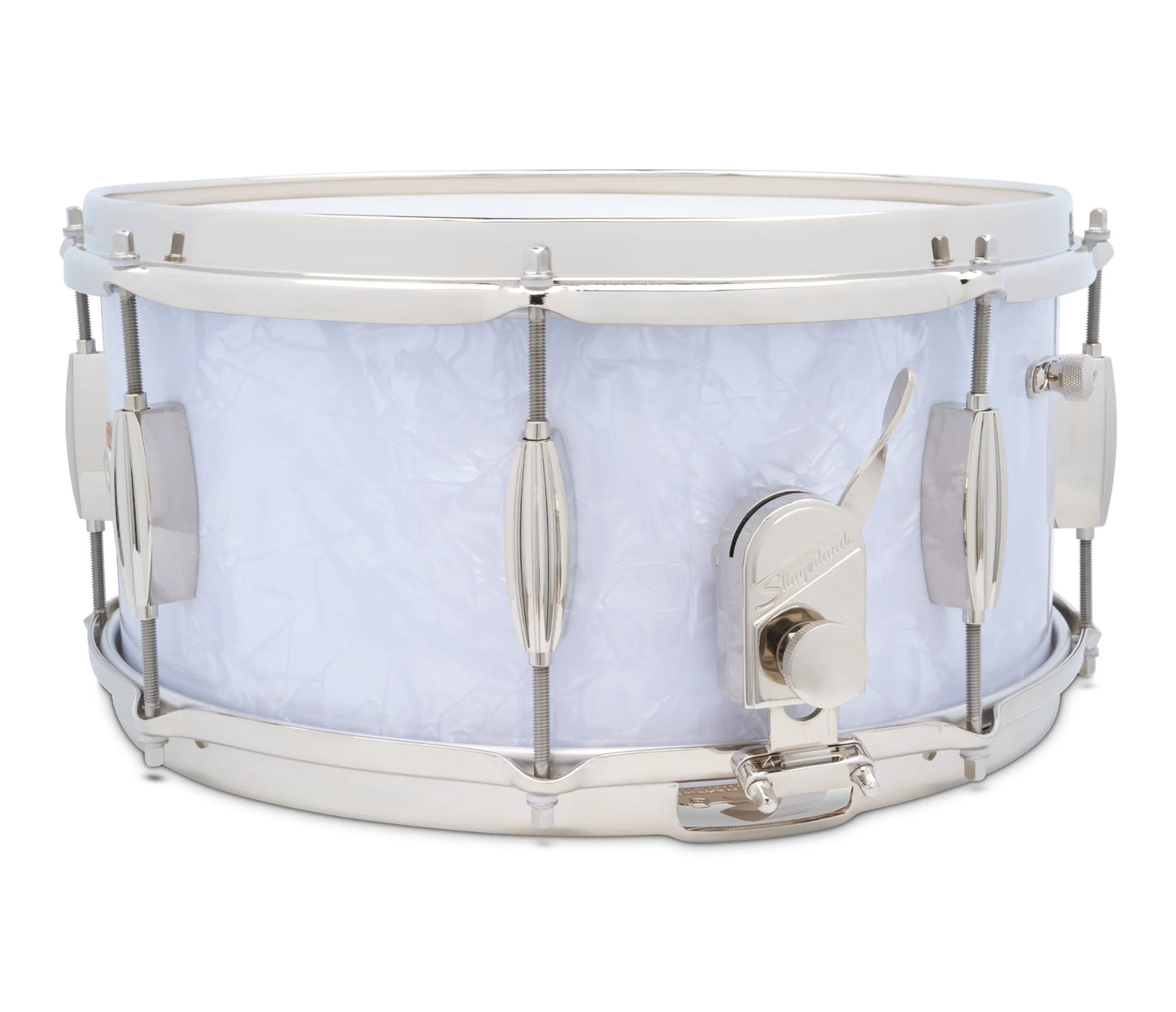 Slingerland Radio King Artist 14" x 6.5" Snare Drum in White Marine Pearl