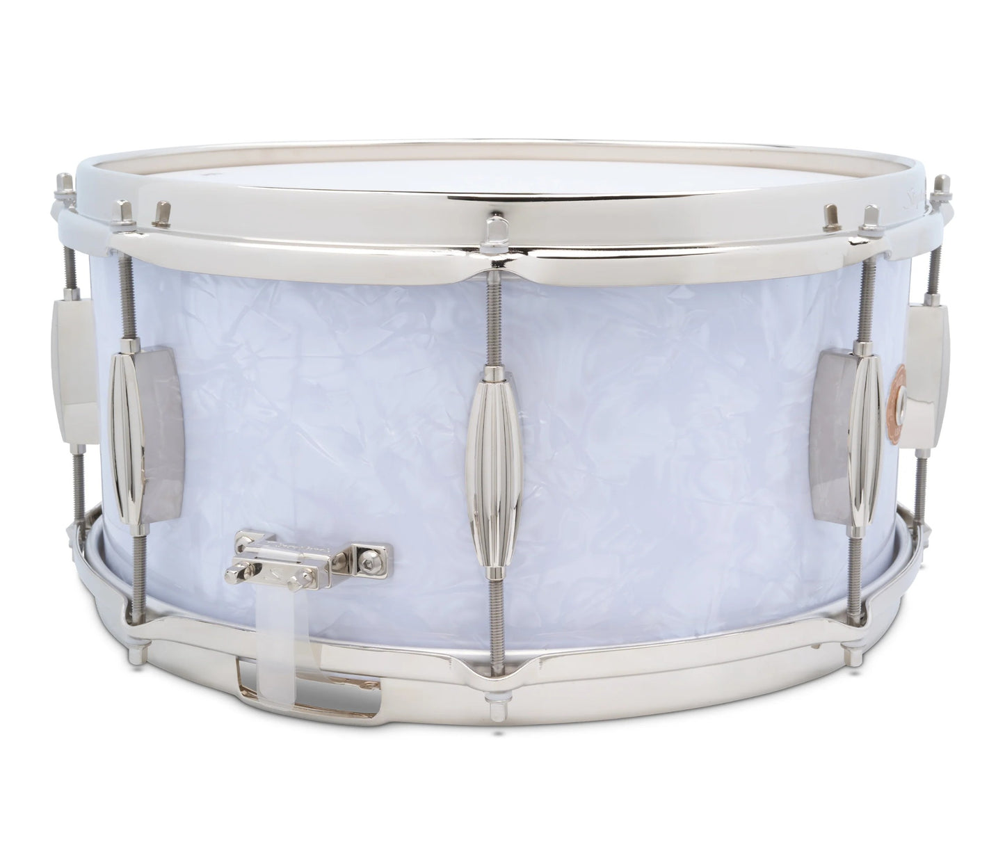 Slingerland Radio King Artist 14" x 6.5" Snare Drum in White Marine Pearl