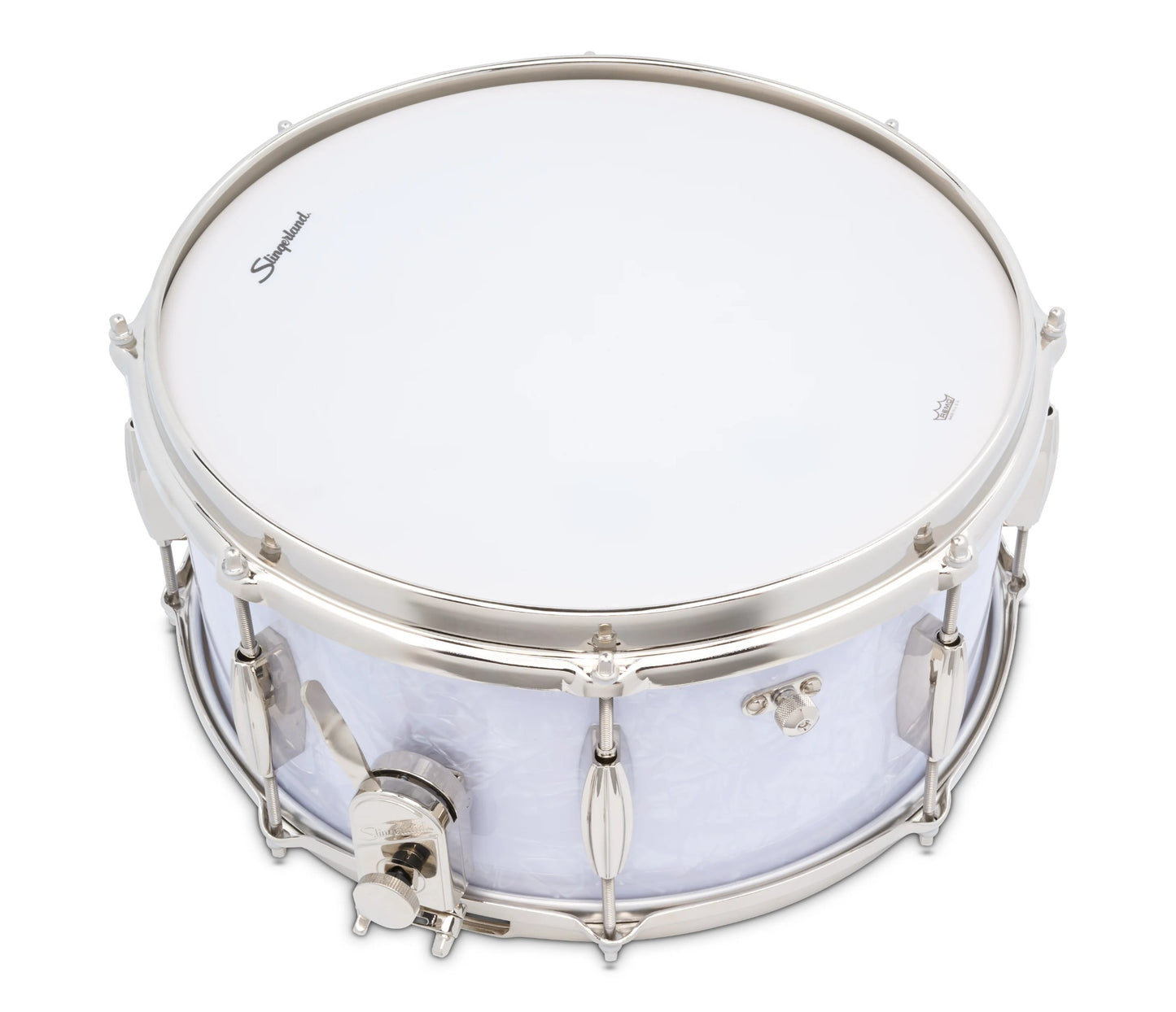Slingerland Radio King Artist 14" x 6.5" Snare Drum in White Marine Pearl