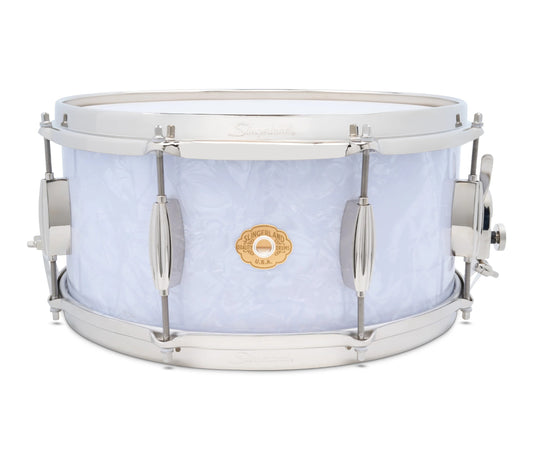 Slingerland Radio King Artist 14" x 6.5" Snare Drum in White Marine Pearl
