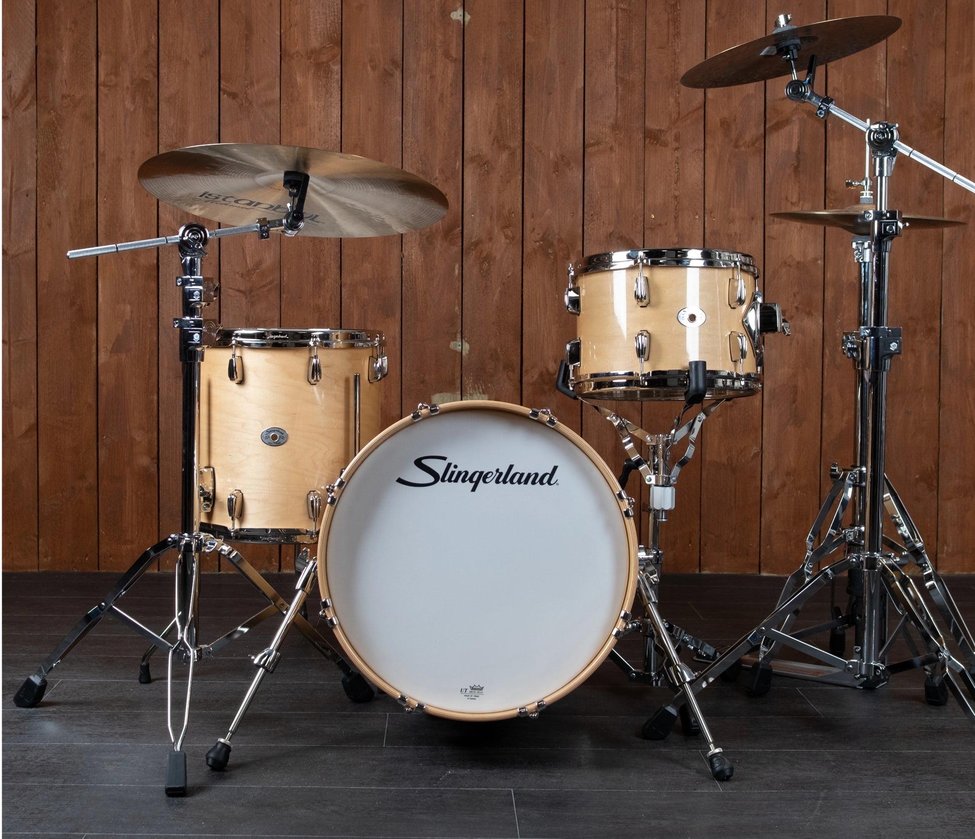 Slingerland Studio King Outfit 18" 3-Piece Shell Pack in Ventura Sand Lacquer