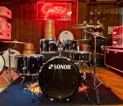 Sonor AQ1 Stage Set 5-Piece Shell Pack in Piano Black