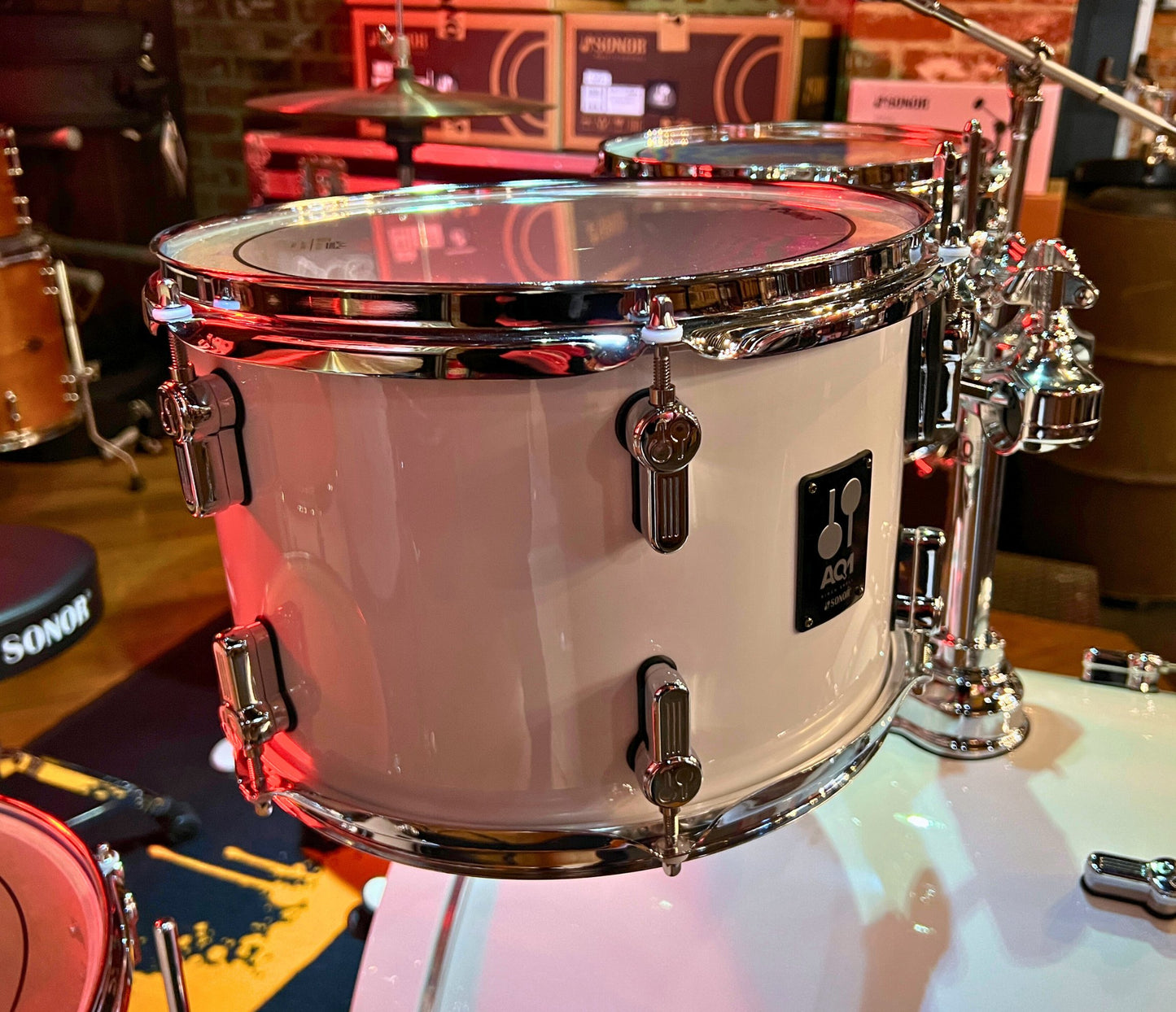 Sonor AQ1 Stage Set 5-Piece Shell Pack in Piano White