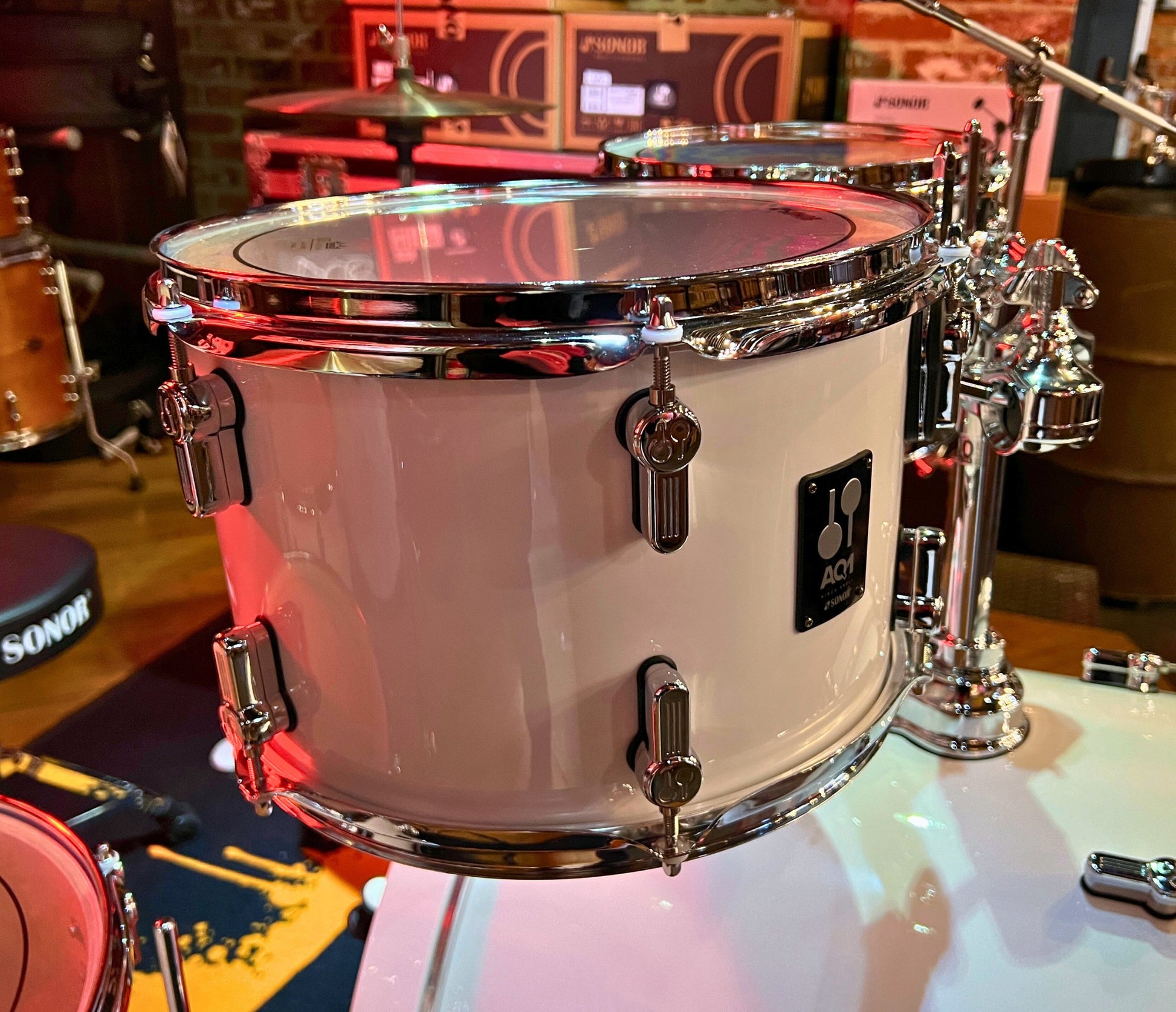 Sonor AQ1 Stage Set 5-Piece Shell Pack in Piano White