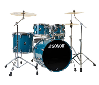Sonor AQ1 Studio Set 20" 5-Piece Drum Kit in Caribbean Blue inc. Snare & Hardware