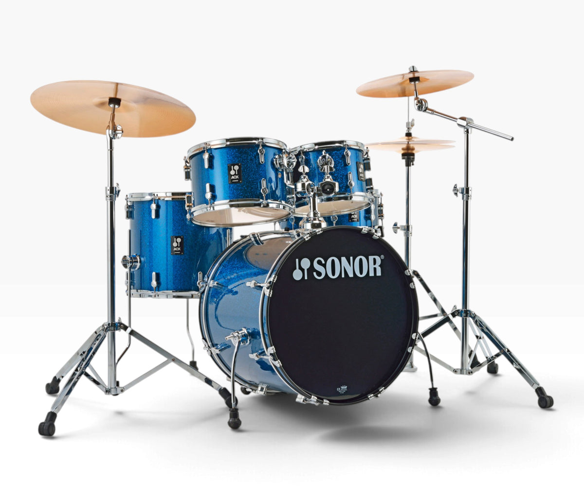 Sonor AQX Studio Set In Blue Ocean Sparkle