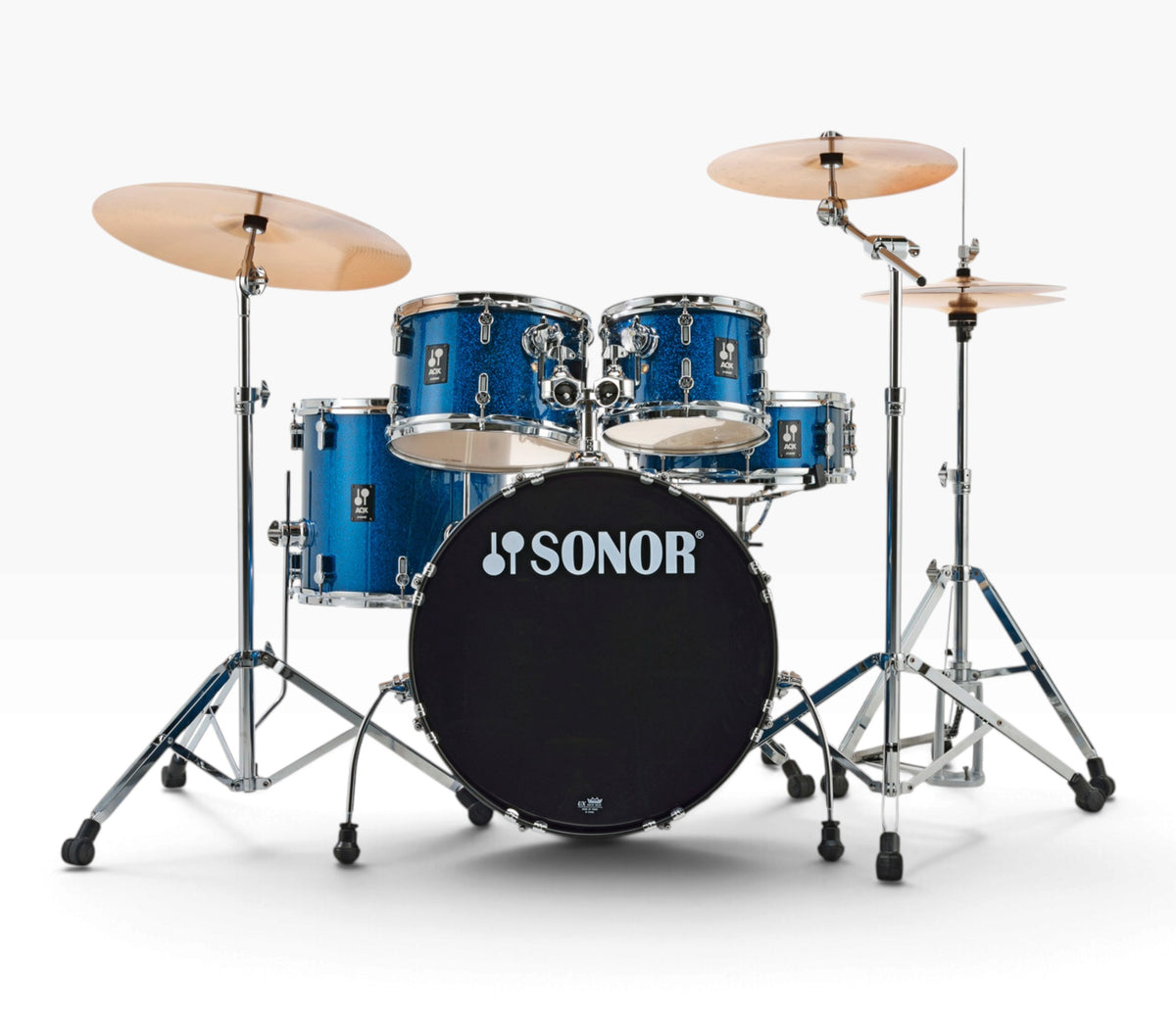 Sonor AQX Studio Set In Blue Ocean Sparkle