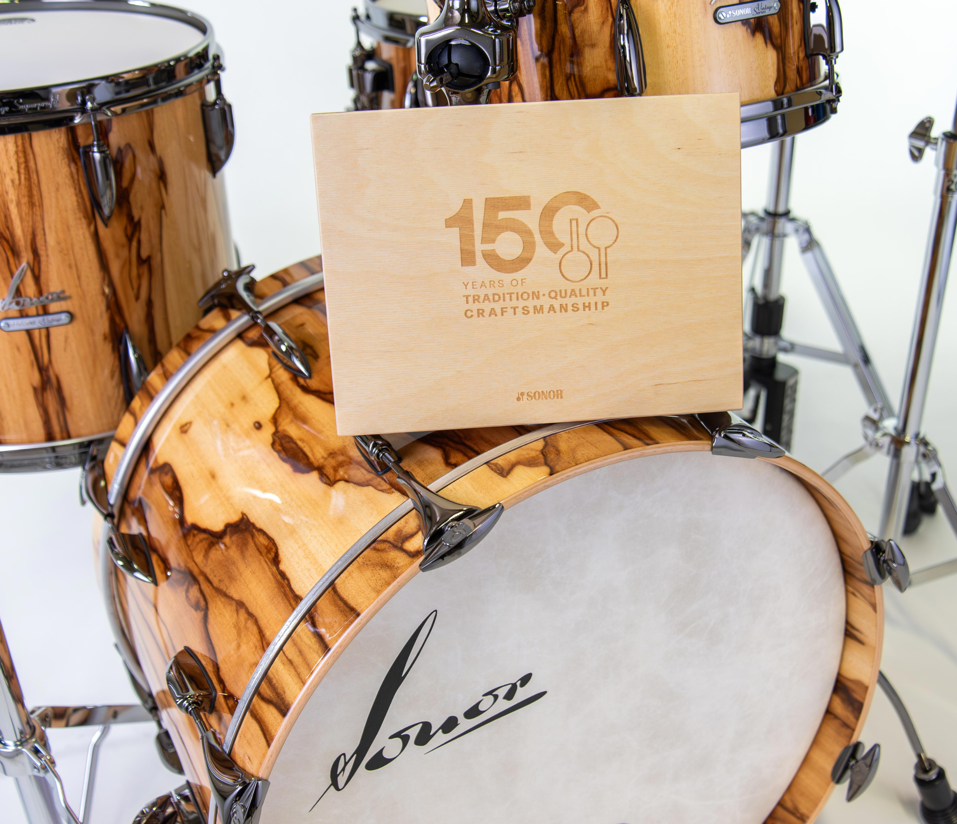 Sonor Craftsman Collection 20" 4-Piece Shell Pack in Vintage African Marble