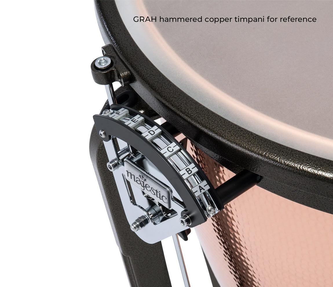 Polished Copper Timpani, Hand & Foot Tuner