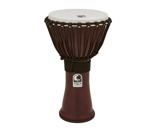 Toca Freestyle II 10" Rope Tuned Djembe in Spun Copper
