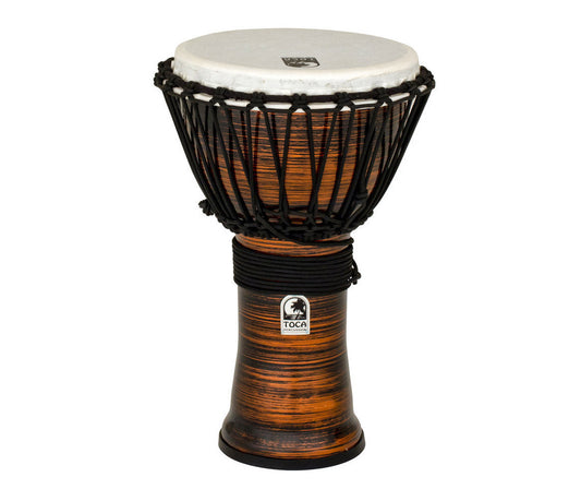 Toca Freestyle II 9" Rope Tuned Djembe in Spun Copper