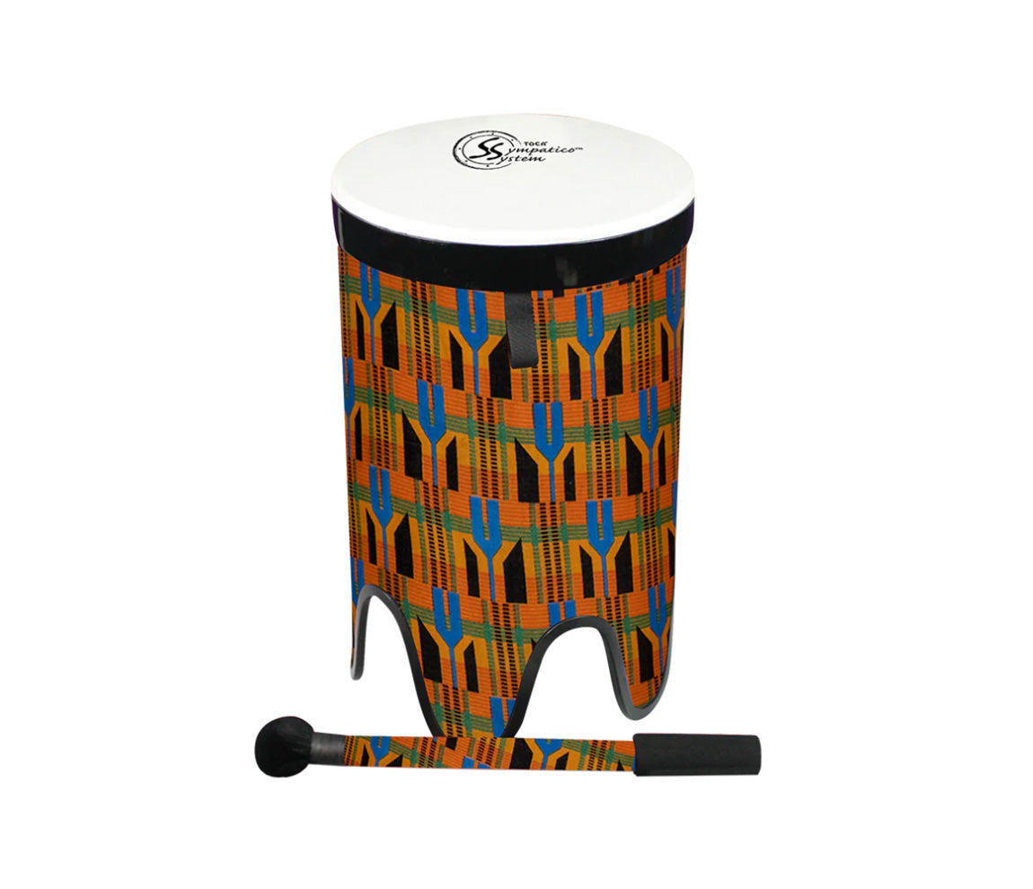 Toca Freestyle II 12" Nesting Tom Tom Drum in Kente Cloth