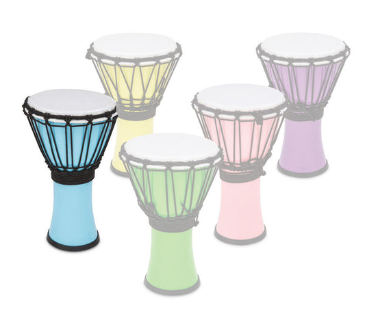 Toca Freestyle Coloursound 7" Rope Tuned Djembe in Pastel Blue