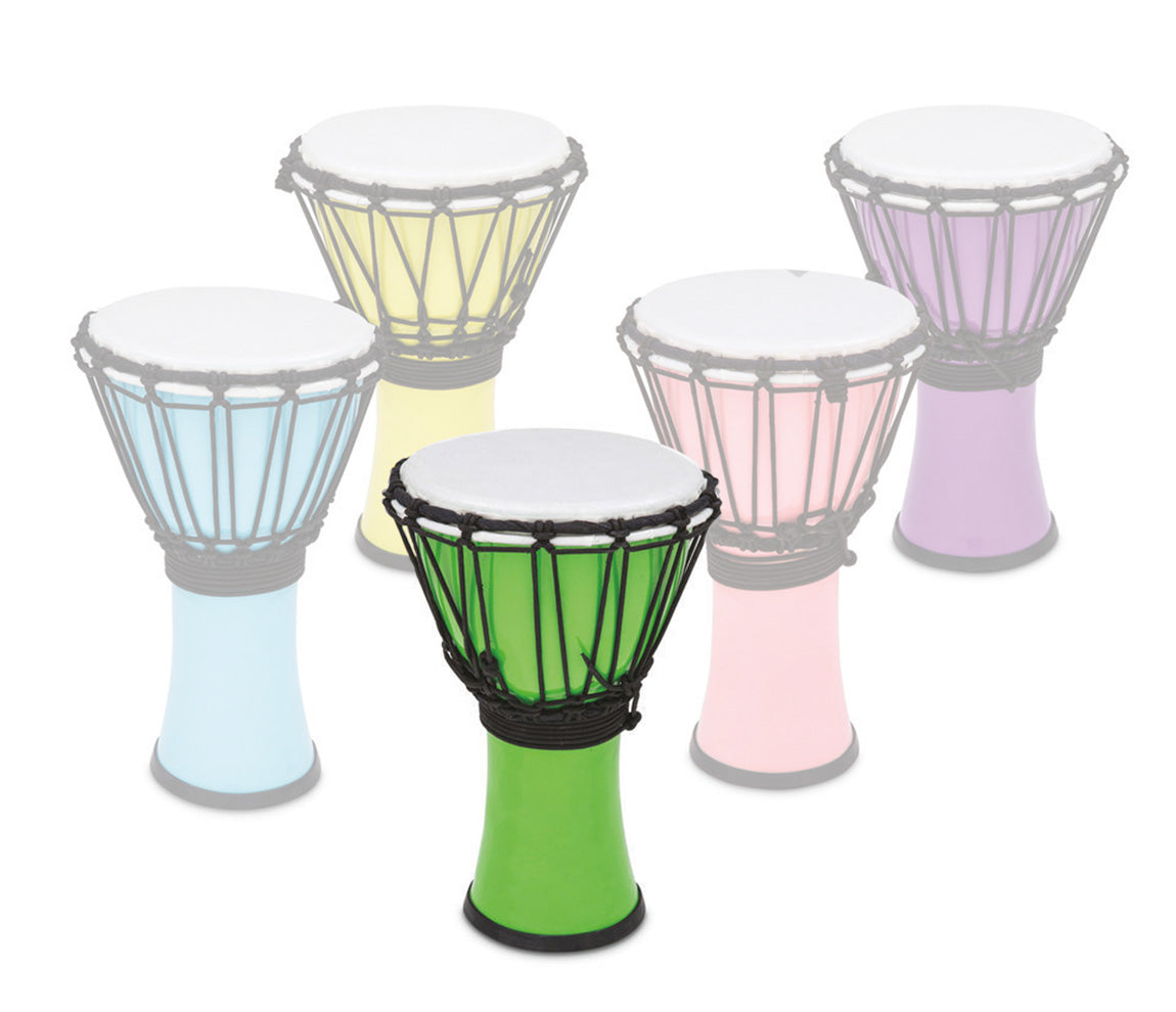 Toca Freestyle Coloursound 7" Rope Tuned Djembe in Pastel Green