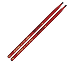 Techra Hammers Of The Gods Red 5B Drumsticks