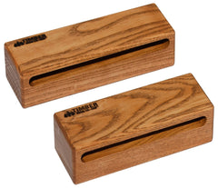 Timber Drum Medium & Large American Hardwood Wood Block Set