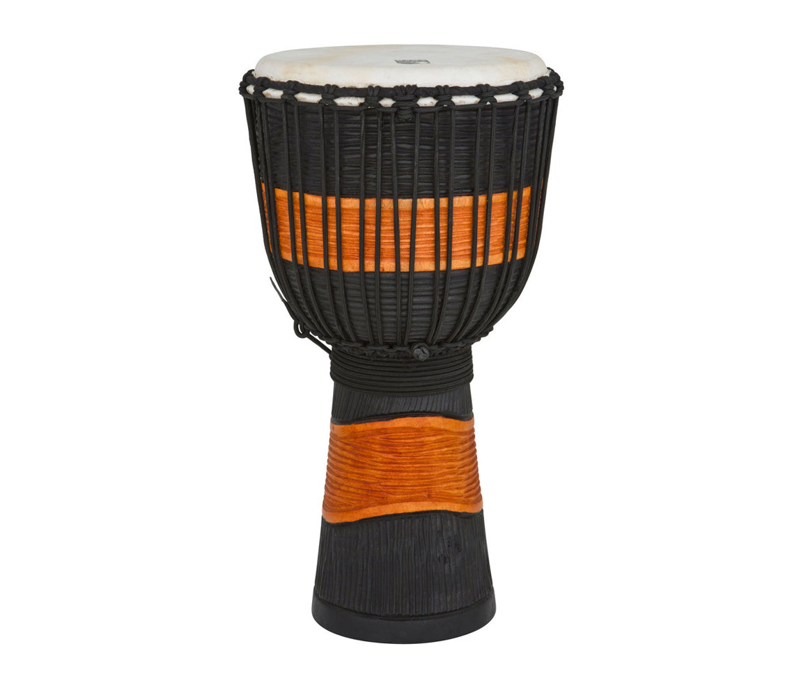 Toca Street 12" Djembe in Brown & Black