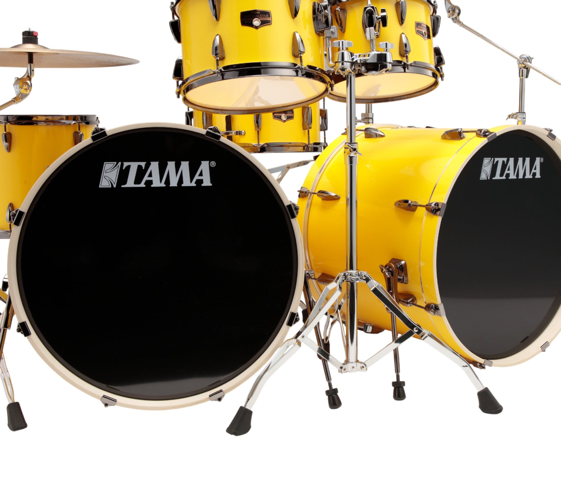 Tama Imperialstar Ltd Edition 7-Piece Shell Pack - Inspired By Lars Ulrich in Electric Yellow