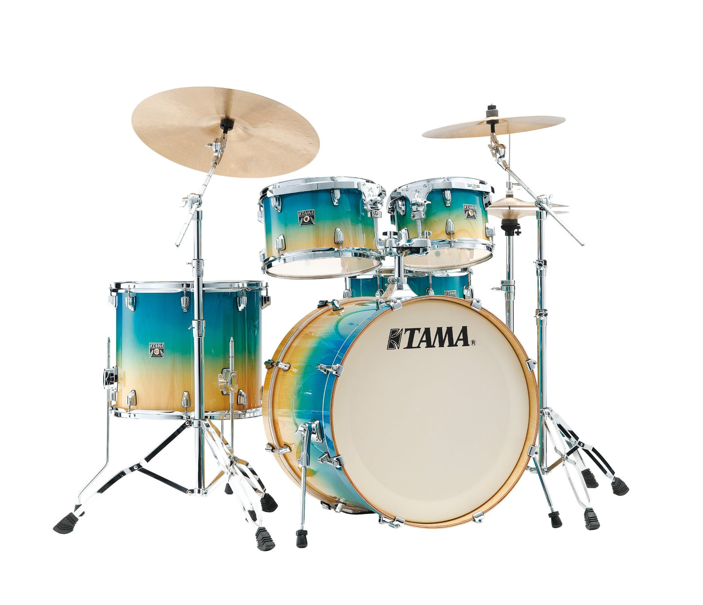 Tama Superstar Classic 22" 5 Piece Shell Pack in Caribbean Lacebark Pine Fade
