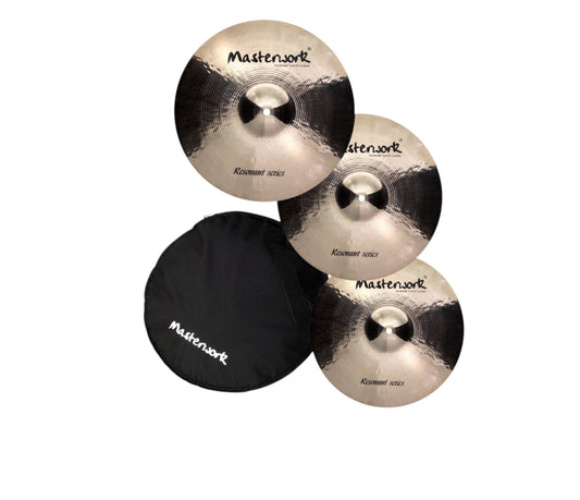 Masterwork Resonant 3 Piece Cymbal Set