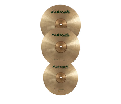 Masterwork Troy Traditional  3 Piece Cymbal Set